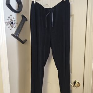 mercer & madison Navy Straight-Leg Drawstring Pants